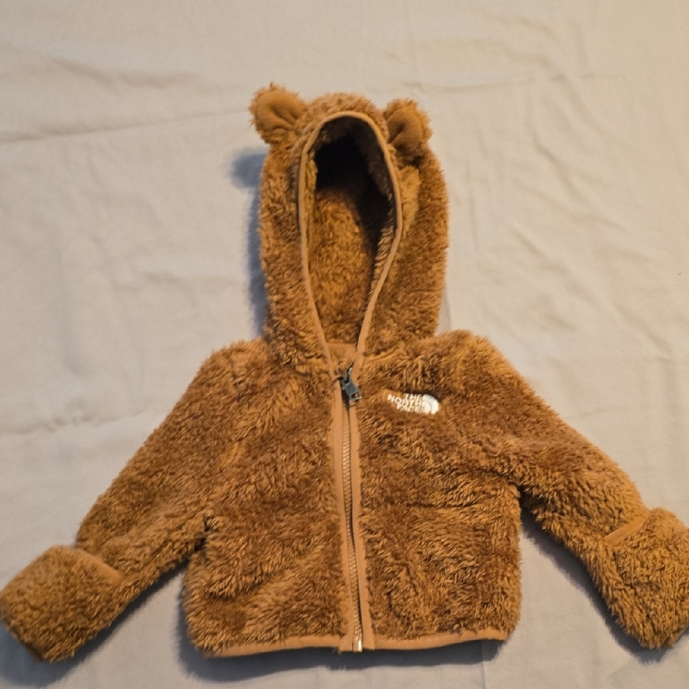 The North Face Brown Fuzzy Kids Jacket